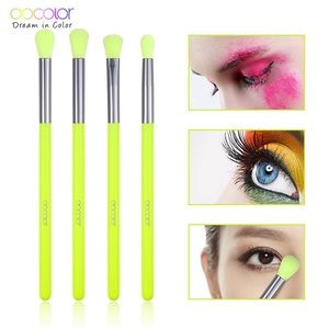 DoColor 4pc Makeup Brush Set...Color: Neon Yellow